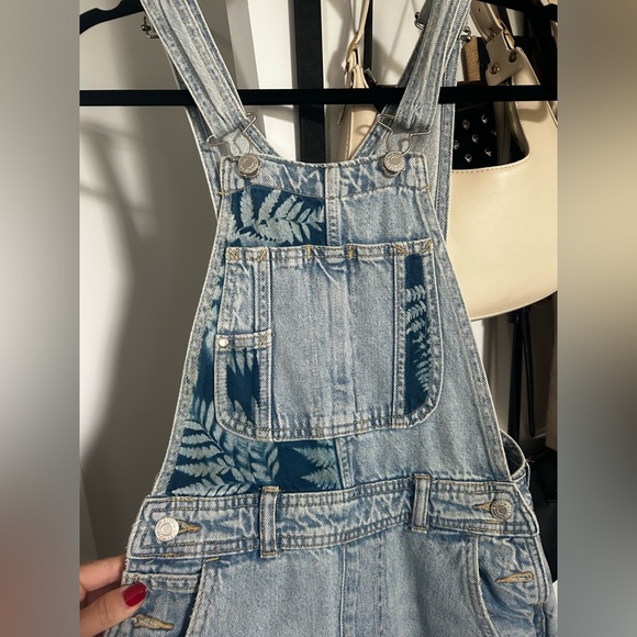 & Denim custom painted overalls - Picture 1 of 5